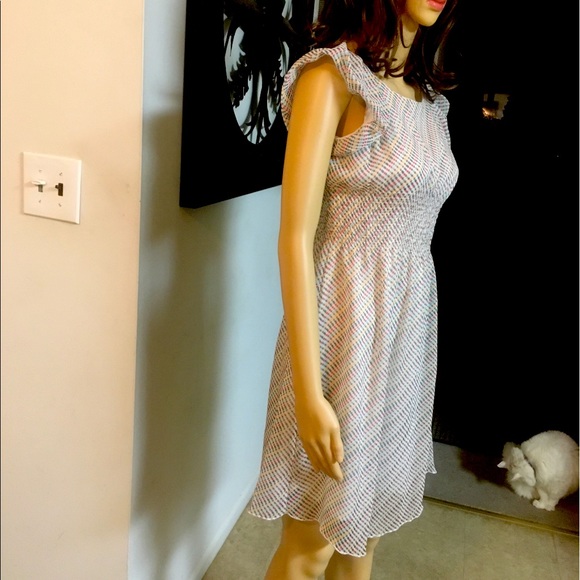 Angel Eye Colorful Print Dress M/L - Picture 3 of 15